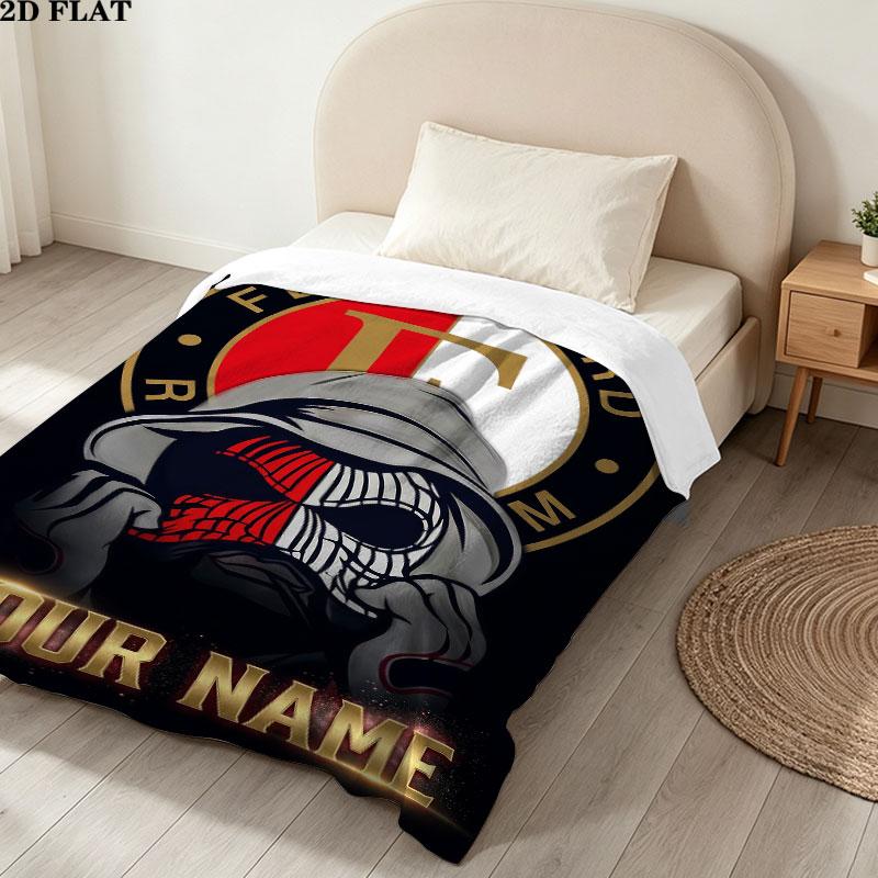 Custom Feyenoord Blanket, High quality Comfortable for All Seasons, Home Decor, Warmth and Comfort
