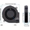 1-3PCS 75mm USB Fan Cooling Turbo Blower 15mm Brushless 3D Printer 7515 For Extruder DC Cooler Power Inverter Air Pump PC CPU
