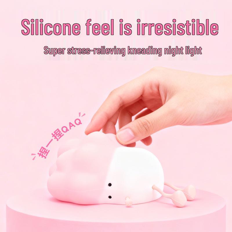 

Big Face Rabbit Night Light - Soft Glow Baby Feeding Lamp, Eye Protection, Tap Control Bedside Gift for Girlfriend s Birthday Multicolor