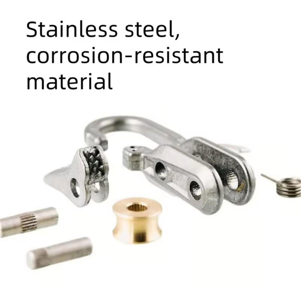 Lock Buckle Paracord Adjusters Non-Slip Cable Puller Multifunctional Rope Tension Adjuster  Outdoor