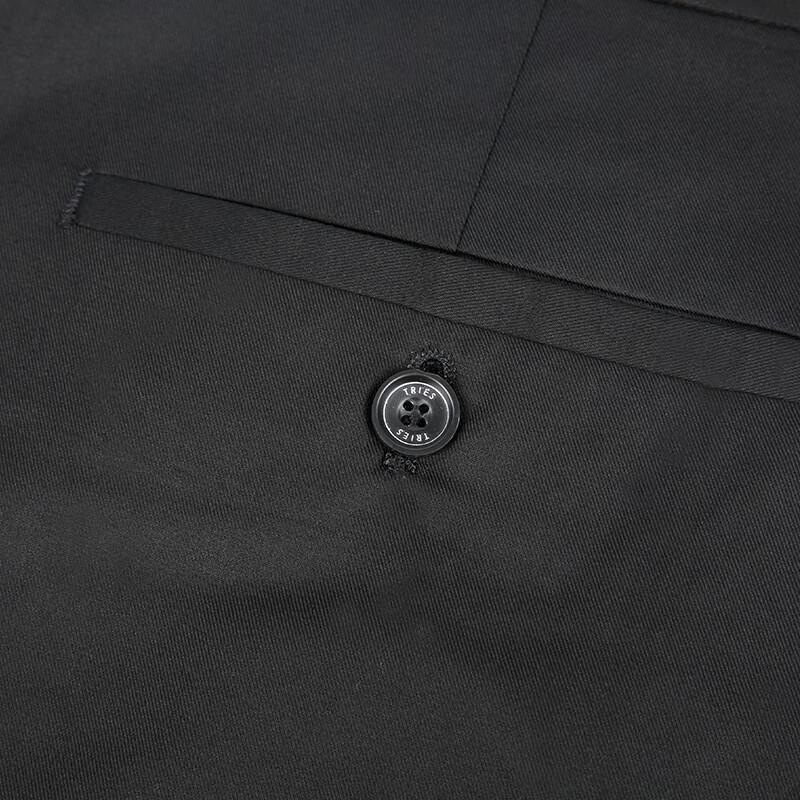 TRIES Men's Breathable Solid Casual Long Pants