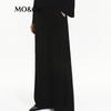 MO&Co. Autumn High-Waist Drawstring Wide-Leg Fleece Pants