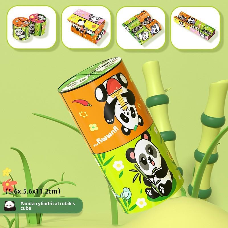 

Panda 3d Puzzle Cube With Plastic Material For Kids Educational Play Style D