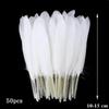 News Natural Goose Feathers 50pcs Plumes White Feather Plume for Craft DIY Party Jewelry Decoration Home Decoration 2025