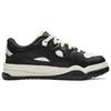 Li Ning Trendy Leap Slip Resistant Cushioning Abrasion Resistant Lightweight Low Top Skateboard Shoes Men's Black White AGCW011-2