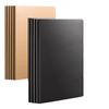 Kraft Paper Thick B5 Soft Cover Notebook: Student Lined & Grid
