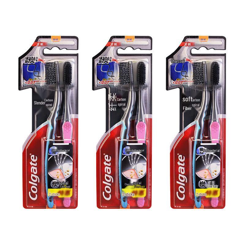 

Colgate Mini Head Charcoal Soft Bristle Toothbrush 6-Pack