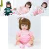 Vivid 42cm Newborn Reborn Baby Doll With Realistic Features And Soft Silicone Body