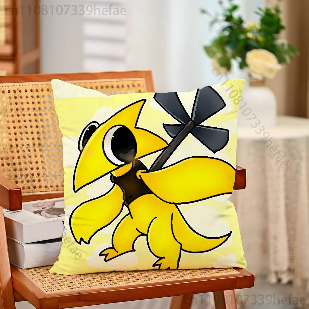 RRainbow FFriends Throw Pillow Case For Decoration 30cm 50cm 55cm Square Home Pillowcase Case