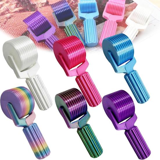 Diamond Art Roller 3D Printed Press Roller Diamond Art Projects DIY Tool Rhinestone Embroidery Craft Roller for Quick Neat Diamond Placement