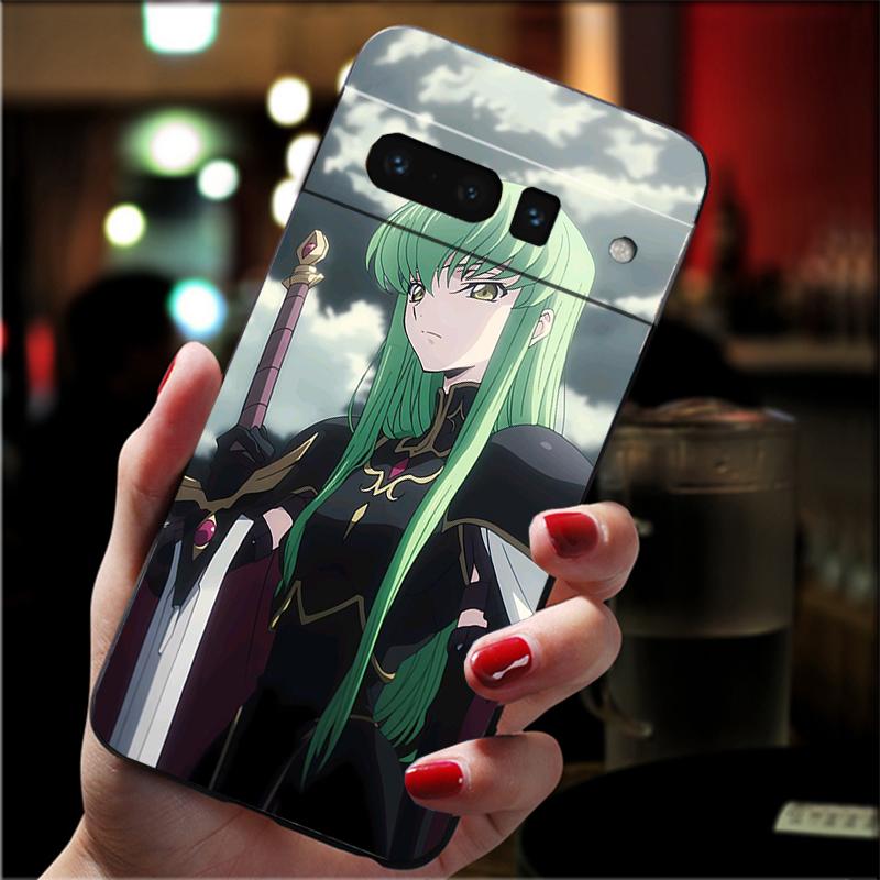For Google Pixel 10 9 Pro XL Silicone Phone Soft Case For Google Pixel 9A 8A 7A 6A 5 Cover Shell Code Geass Cc Lelouch