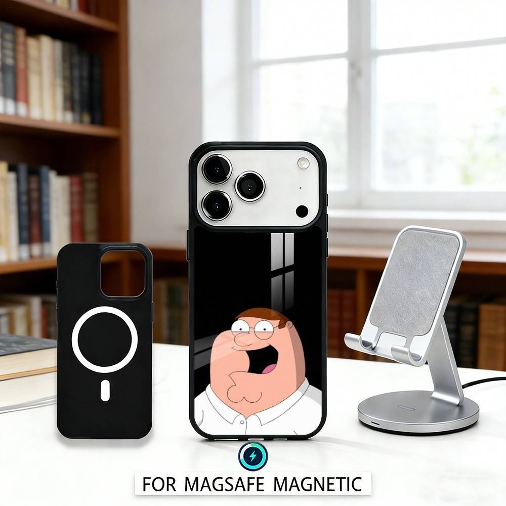 F-Family Funny G-Guy Phone Case For iPhone 17,16,15,14,13,12,Pro,Max For Magsafe Magnetic Wireless Charging