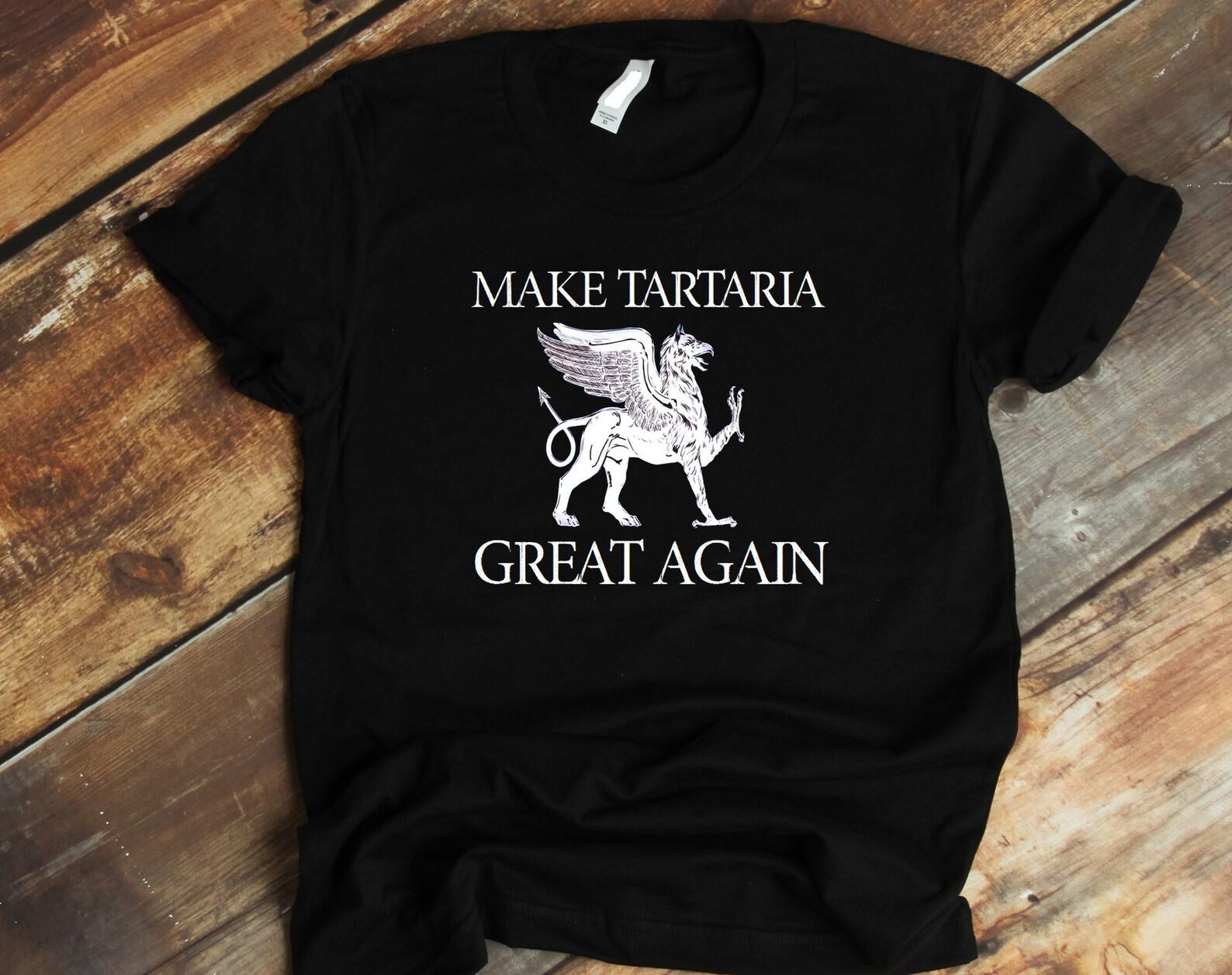 Great Tartary Tee Shirt, Hidden History T shirt, Tartarian Empire Tee, Make Tartaria Great Again, Mud Flood, Free Energy Conspiracy T shirt M