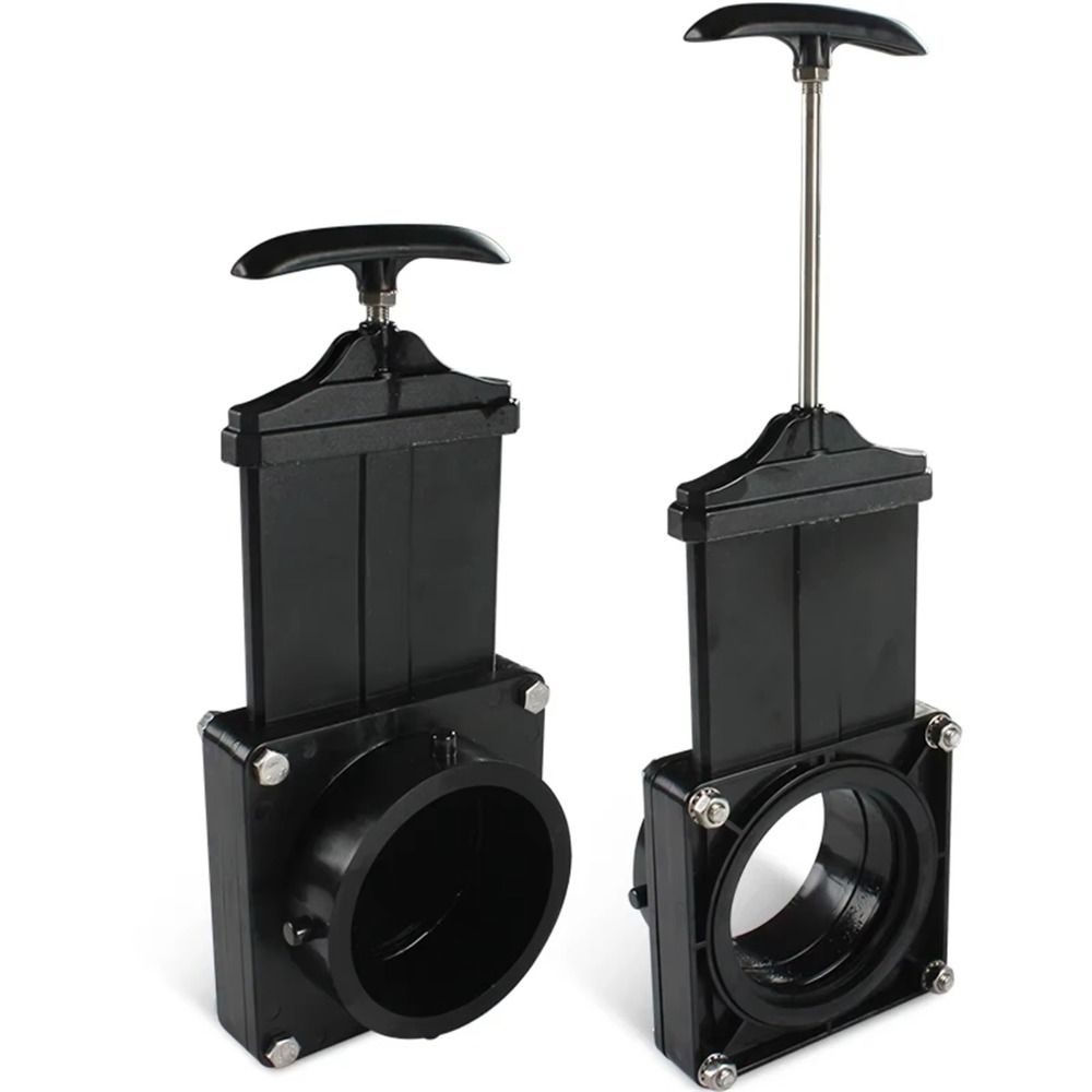 Plastic Drain Valve Stainless Steel RV Modification Accessories RV Sewage Collector Gate Valve