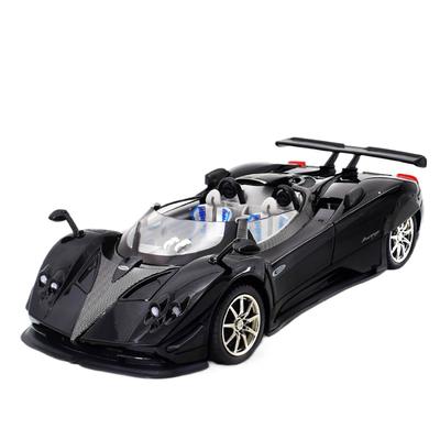 1:24 mastelio Pagani Zonda HP Barchetta riboto leidimo kabrioletas superautomobilis lydinio metalo liejimo modelis nepriklausomas „pasidaryk pats“ dizainas dovanos