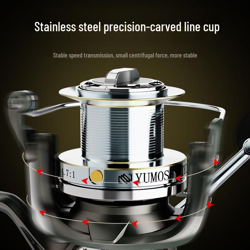 Long Cast Spinning Reel: Anti-Seawater, Sea Rod Anchor for Lure Fishing