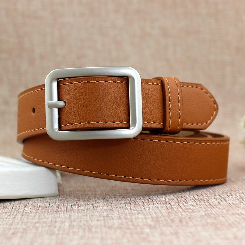 Women With Jeans Wide Belt Student College Style Fine Belt Tide Belt