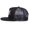 Men Feather Embroidered Hip Hop Hat Mesh Hat Outdoor Adjustable Sunscreen Leisure Hat Spring Autumn Travel Tourism Beach Vacation