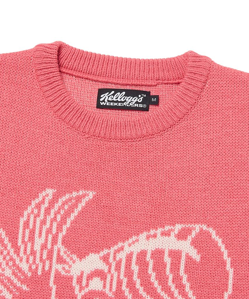 WKNDRS Kelloggs Knit Sweater (Pink)