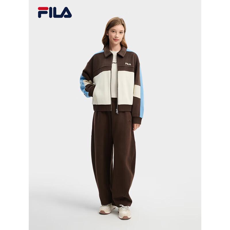 Fila Women's Yang Mi Co-branded Colorblock Woolen Jacket