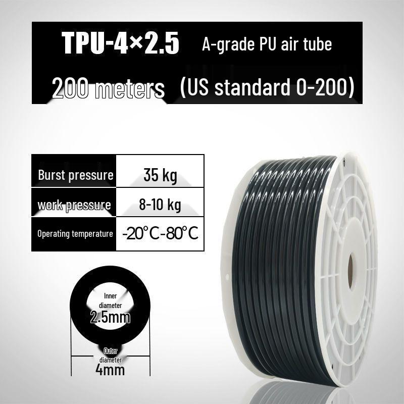 High-Pressure 8MM PU Pneumatic Air Hose for Air Compressors