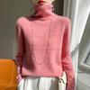 Damen Pullover 100% Wolle MODERN NEW SAGA Rollkragen Strickpullover Dicke Winterpullover Damen Strickoberteile