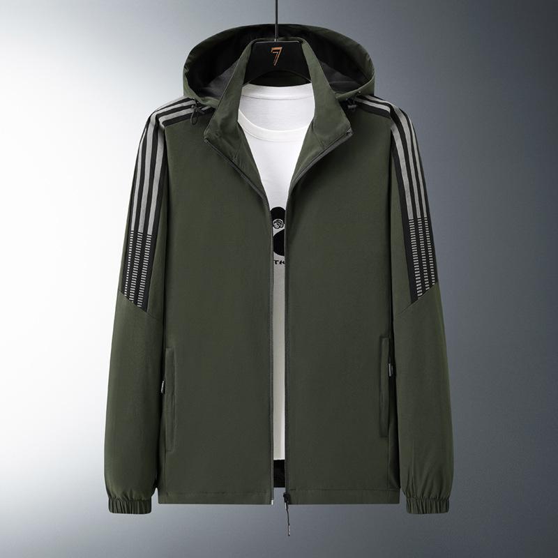 

Весенне-осенняя куртка для активного отдыха, мужской водонепроницаемый альпинистский костюм, тонкая спортивная куртка с капюшоном L