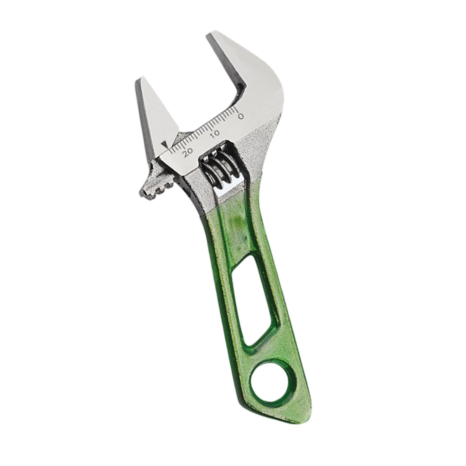 

Wide Jaw Carbon Steel Wrench Spanner Compact Handle Professional Tool For Pipe Maintenance Plumbing And Mechanical Work