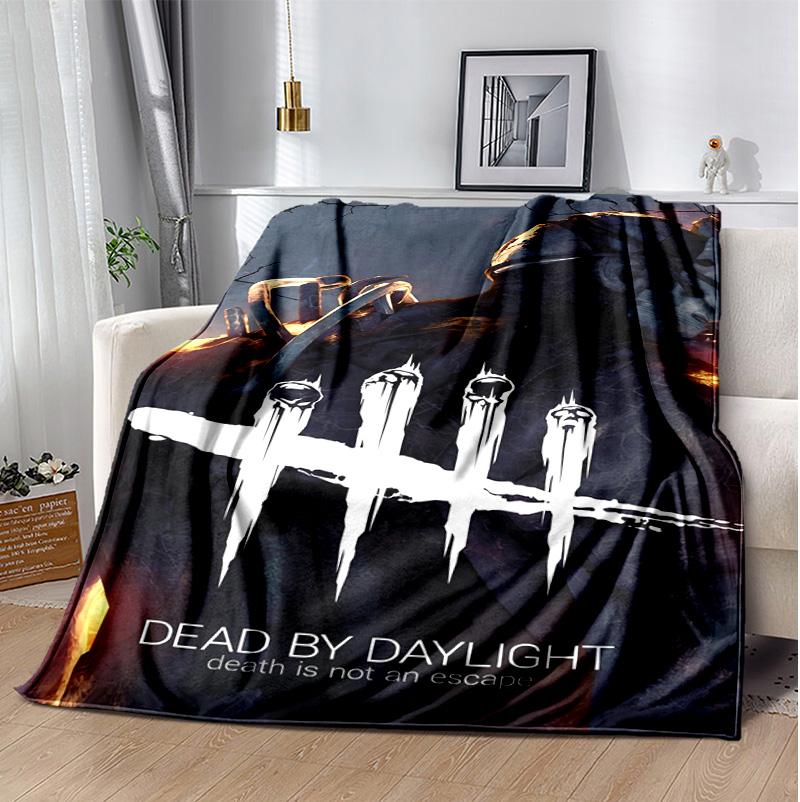 Dead Daylight Flannel Blanket Soft Warm All-Season Throw, Design for Camping, Car Travel, Hiking Sofa, Bed, Office Perfect Gift for Parties