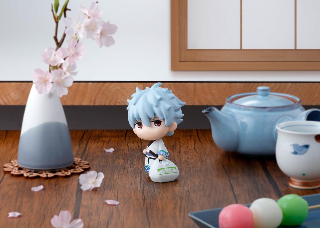 Rowtashii Noise Tekupiku Gintama Sakata Gintoki, approximately 105mm PVC & ABS painted action figure