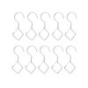 10Pcs S Hooks for Hanging Hangers Rustproof Heavy Duty Pots Bags
