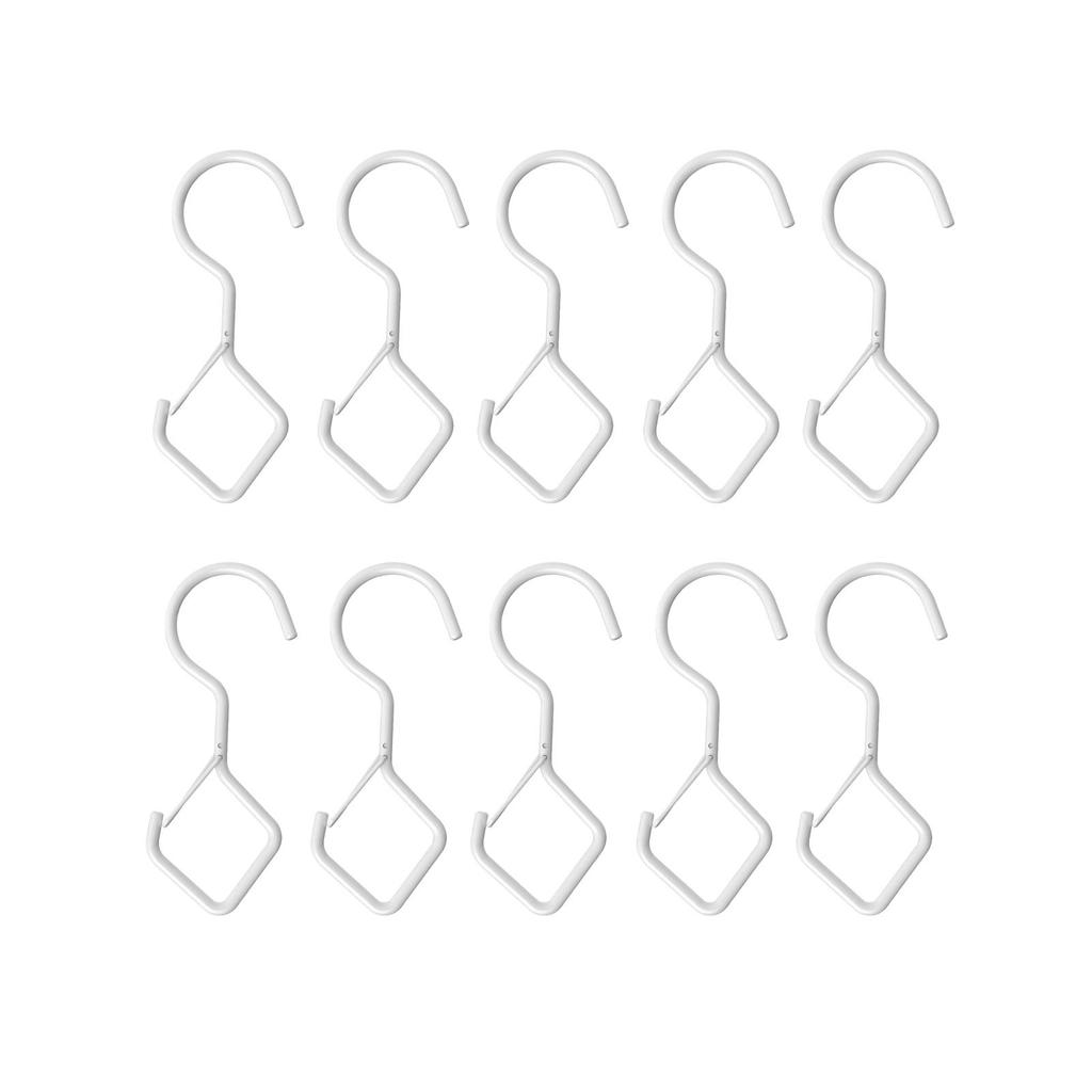 10Pcs S Hooks for Hanging Hangers Rustproof Heavy Duty Pots Bags