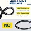 High Pressure Washer Hose with Steel Wire Braid, 314.96/560.55 Inch Quick Connect and Release Water Hose Tube, M22/M14*1.5, Comp