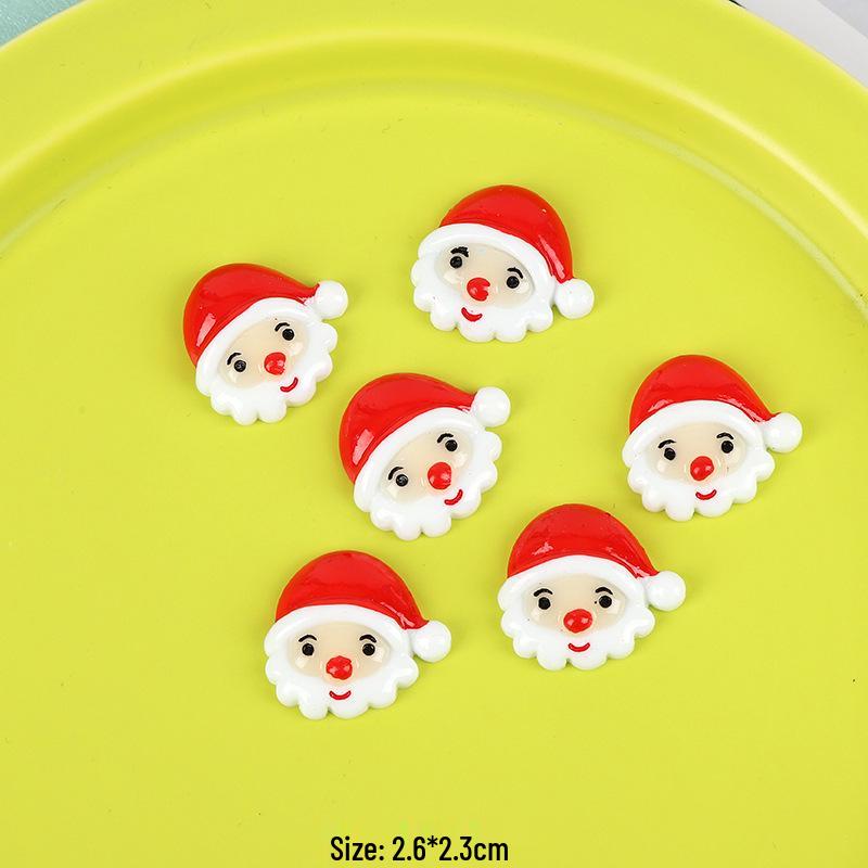 Cute Cartoon Christmas Series: DIY Phone Case, Hair Clip, Water Cup, Storage Box, and Decorative Accessories.