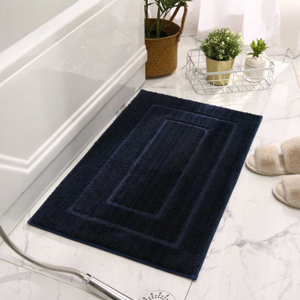 Print Sponge Bathroom Cashmere Thickening Mat Bath Non-slip Carpets In Wash Basin Bathtub Floor Rug Shower Room Doormat Memory Foam 3D Pad