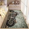 Vintage customized motorcycle design carpet Yoga living room room decor children's crawling mat doormat area rug