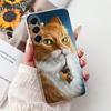 For Samsung Galaxy A17 5G Case SM-A176B Cute Cat Painted Cover 6.7'' Soft Silicone Case For Samsung A17 A 17 GalaxyA17 5G Fundas