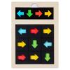 Puzzle Direction Cognition Sensory Game Logical Thinking Color Shape Matching Toy  Birthday Gifts