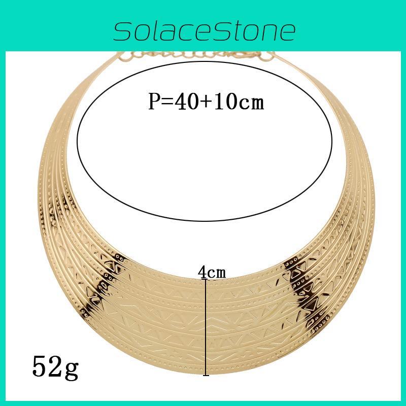 Collier Pendentif Élégant en Métal à Motifs Mode Accessoire Vêtement