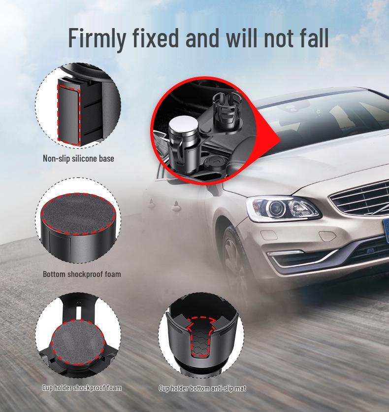 Large Multifunctional In-Car Drink Holder Expander for North American Vehicles