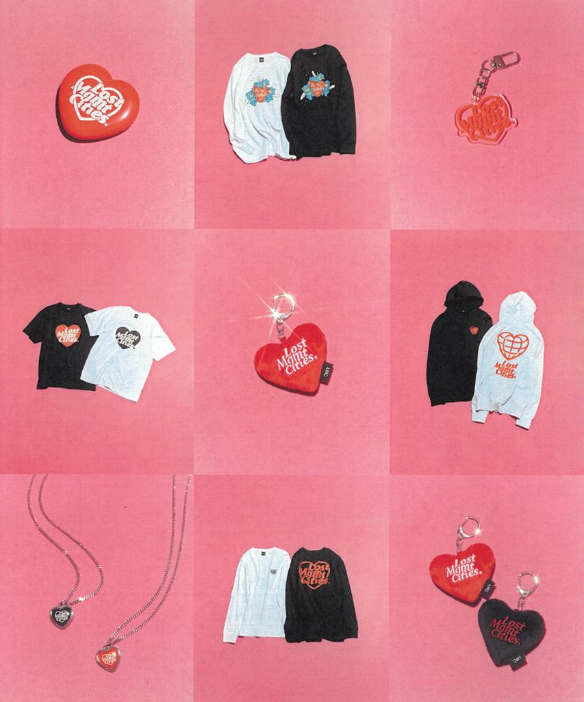 LMC Heart Bear Long Slv Tee Black