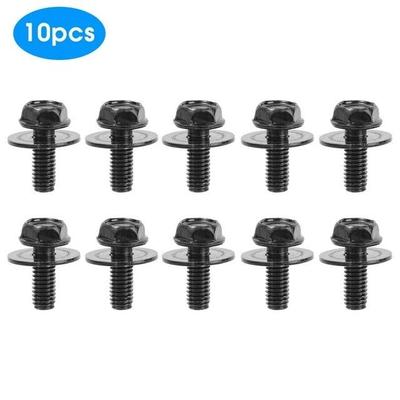 10 piezas Tornillos de Sujeción de Carrocería Protectores para Capó de Automóvil