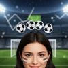 10pcs/set Zinc Zinc Alloy Basketball Hair Clips Flocking Side Clip for Fans  Cheering Props