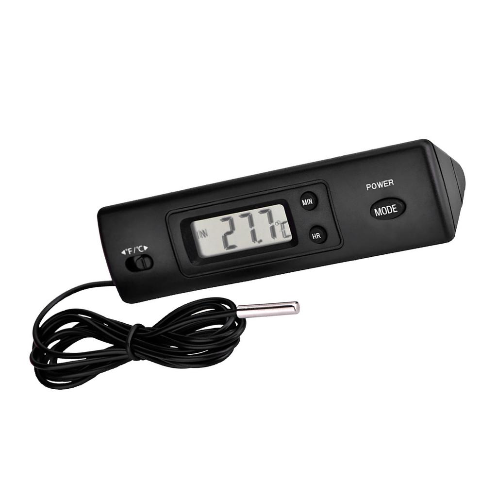 Elektronisk LCD digital temperaturmåler termometer sondesensor kablet for kjøleskap