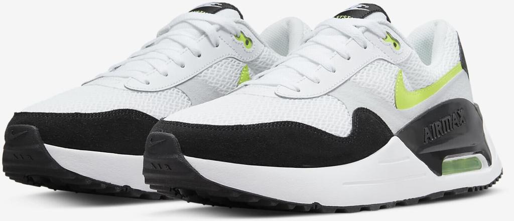Sneakers Nike Air Max System White/volt/pure Platinum/black