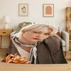 Kpop Felix Stray Kids Coperta in Flanella Morbida Calda per Camera da Letto Soggiorno Letto Viaggio Campeggio Picnic Regalo