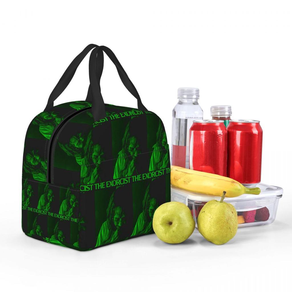 The Exorcist Green Insulated Lunch Bag for Kids School Cooler Thermal Food Box Tote Portable Lunch Boxes Container