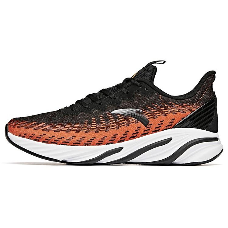 

New Anta Non-slip Breathable And Wear-resistant Low-Top Running Shoes Men s Black Orange 112045522-3 41