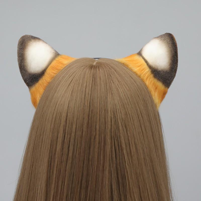 Plush Animal Ear Headband Cosplay Accessory Anime Conventions Party Costume Sweet Cartoon Tiger Ears Hair Hoop