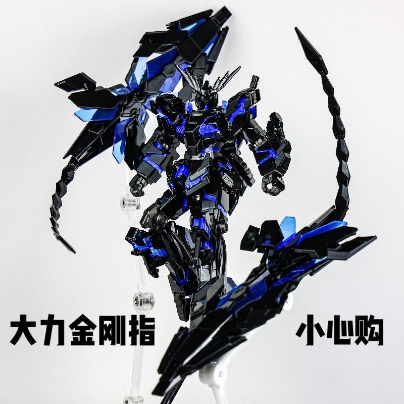 

HG 1/144 Гальванизированный Unicorn Режим Разрушения Феникс Аниме Модель для Сборки Робот с Подвижными Суставами Модель для Сборки Фигурка чёрный
